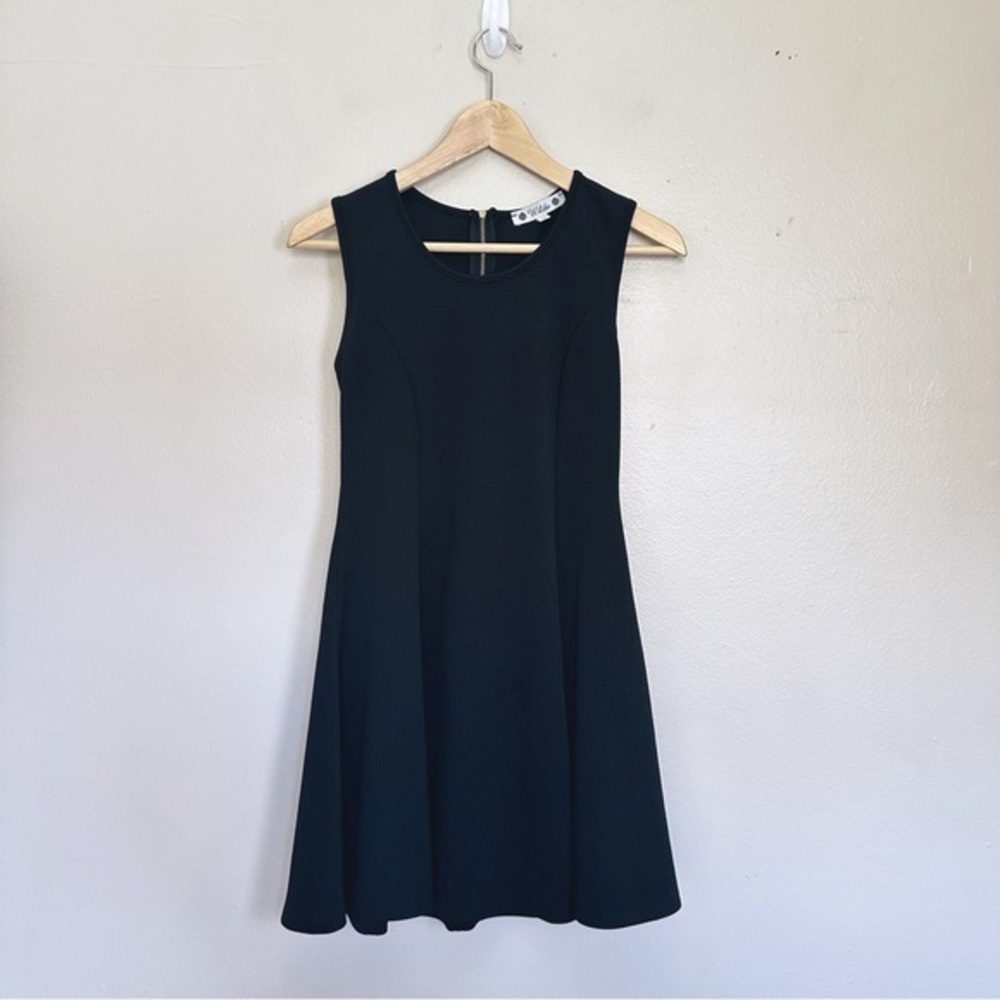 Francesca’s Wilde Sleeveless Black Back Zip Skater Dress Size Small